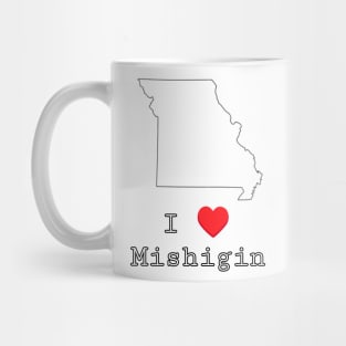 I love Michigan Mug